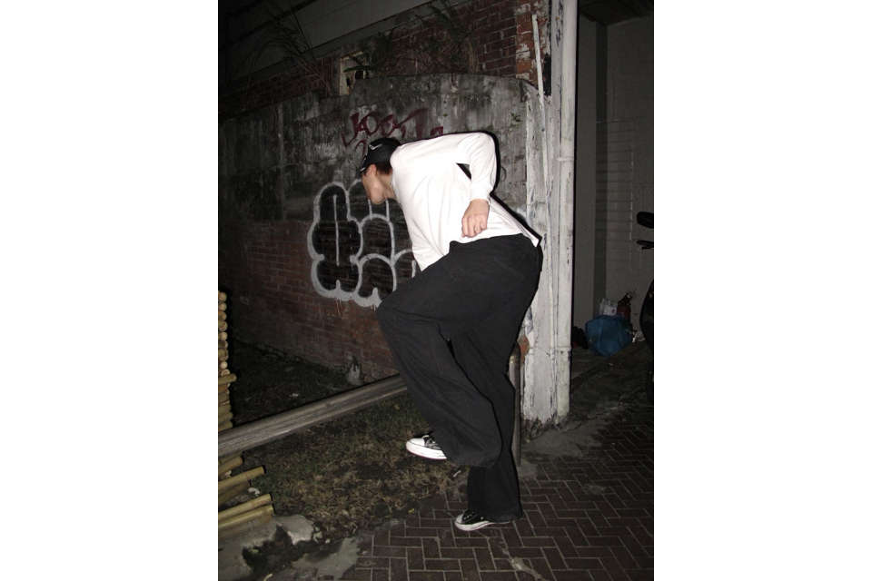 Twill Baggy Trousers (1)