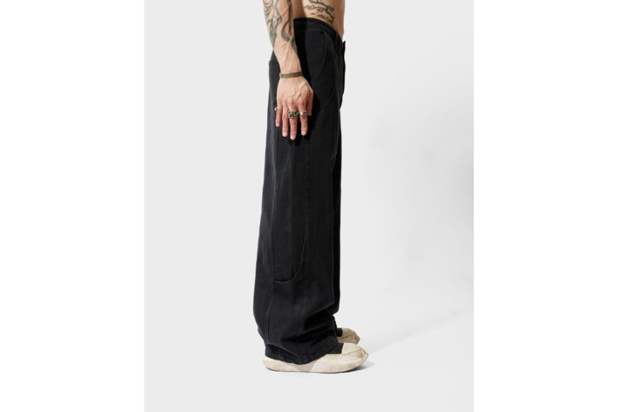 Twill Baggy Trousers (6)