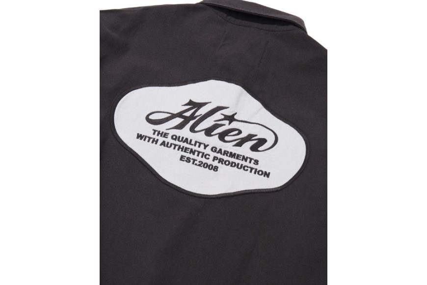 AES Alien Star APPLIQUÉ Washed Long-Sleeve Polo Shirt (12)