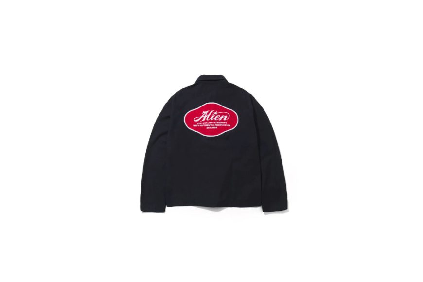 AES Alien Star APPLIQUÉ Washed Long-Sleeve Polo Shirt (5)