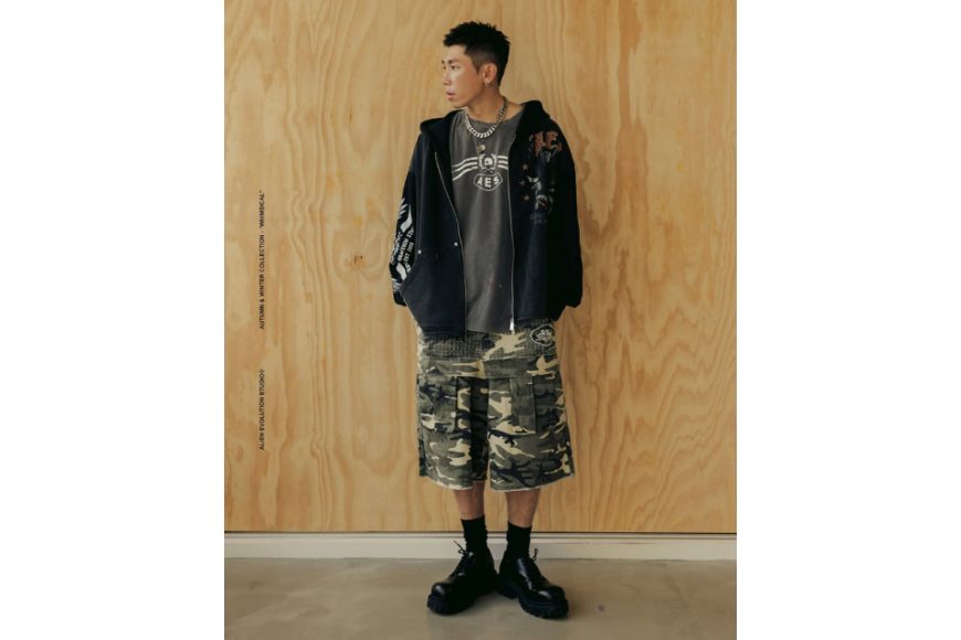 AES Bald Eagle Washed Zip Up Hoodie (1)