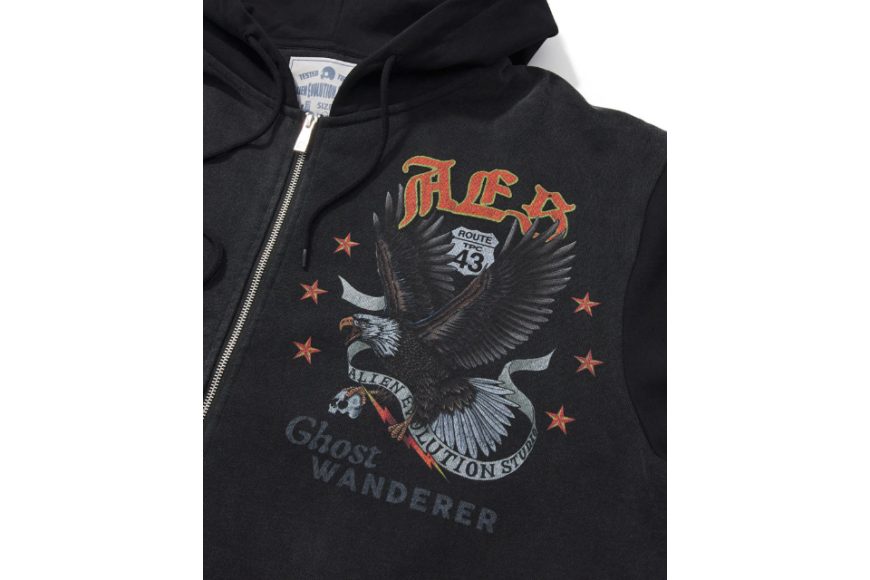 AES Bald Eagle Washed Zip Up Hoodie (10)