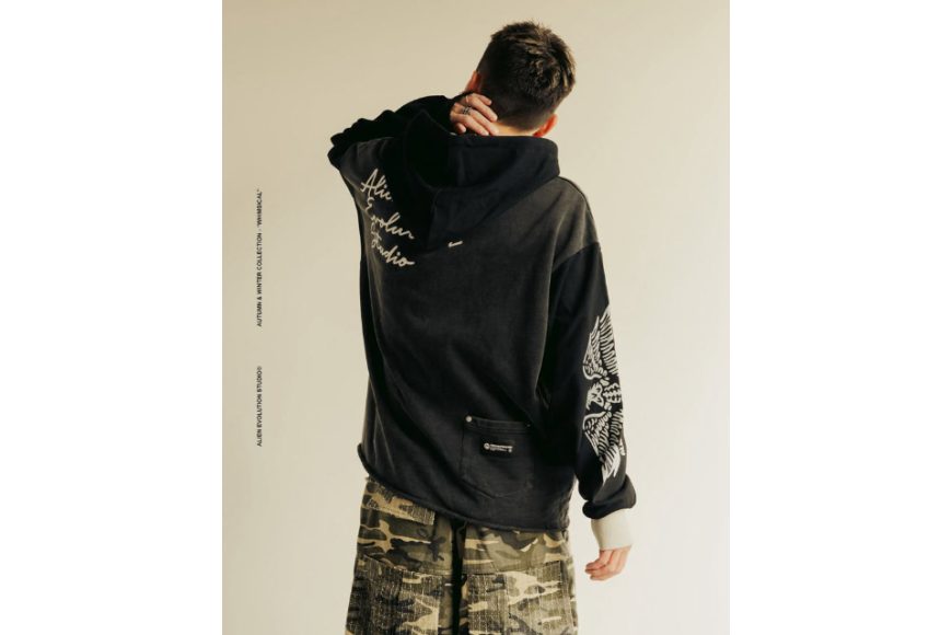 AES Bald Eagle Washed Zip Up Hoodie (4)