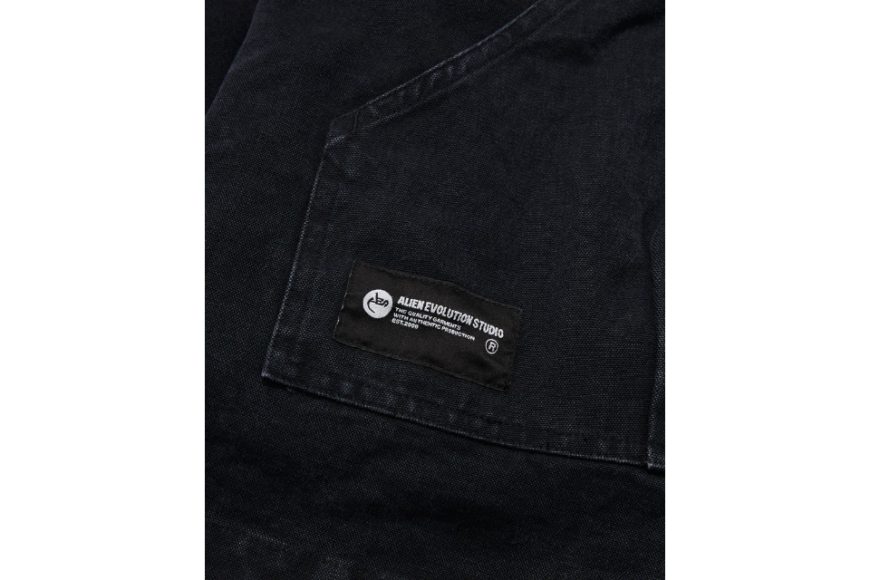 AES Embroidered Whimsical Skull Washed Work JKT (14)