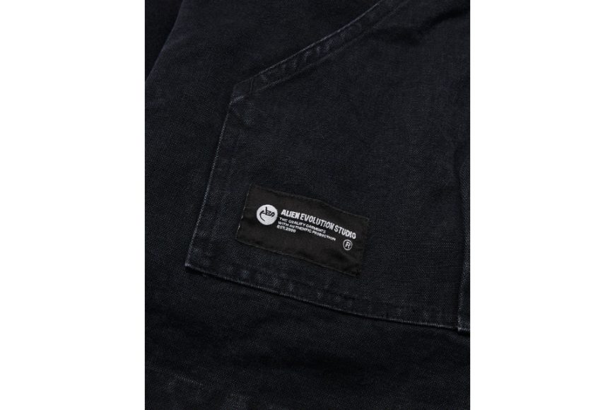 AES Embroidered Whimsical Skull Washed Work JKT (14)