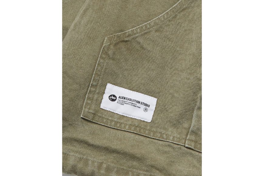 AES Embroidered Whimsical Skull Washed Work JKT (8)