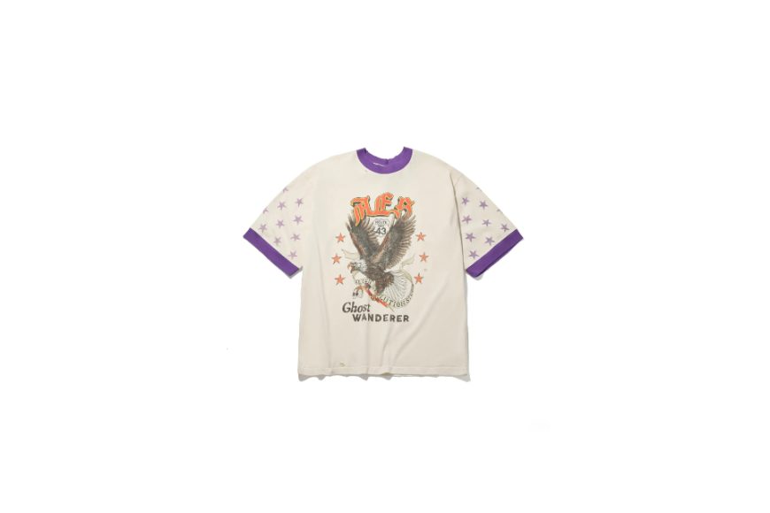 AES Half Sleeve Bald Eagle Vintage Washed Oversize Tee (7)