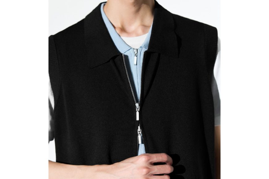 Axis Zip-up Knit Vest (3)