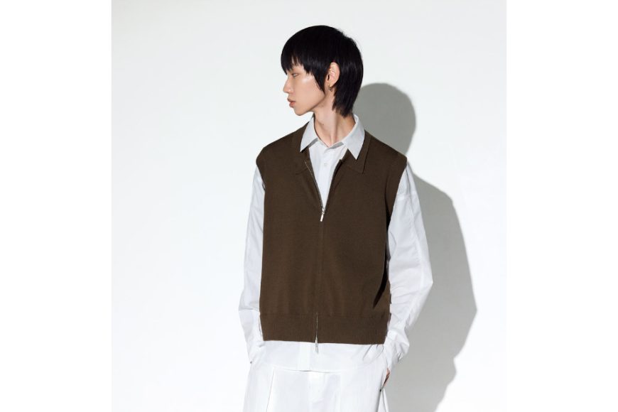 Axis Zip-up Knit Vest (4)