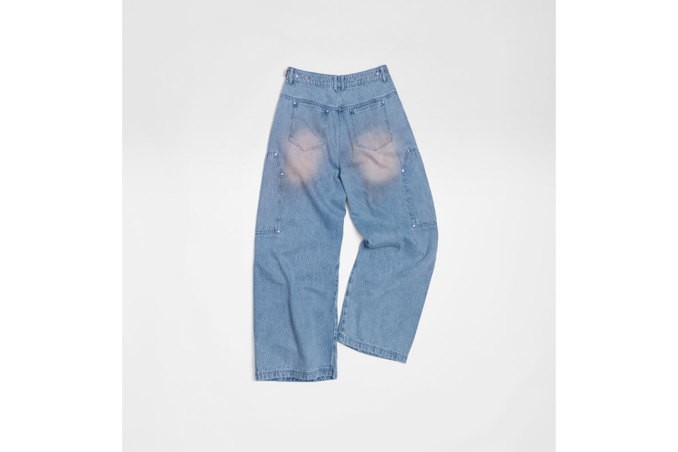 Canvas Wide Leg Jeans (14)