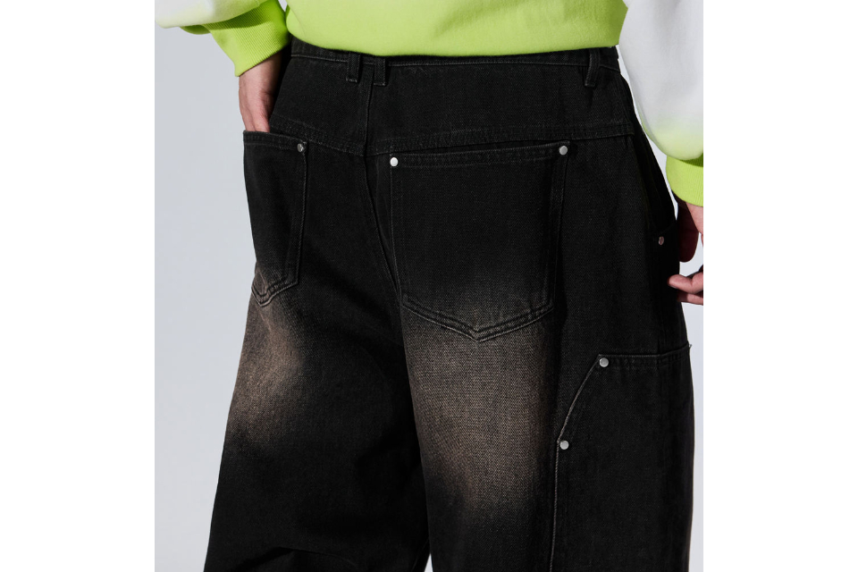 Canvas Wide Leg Jeans (5)