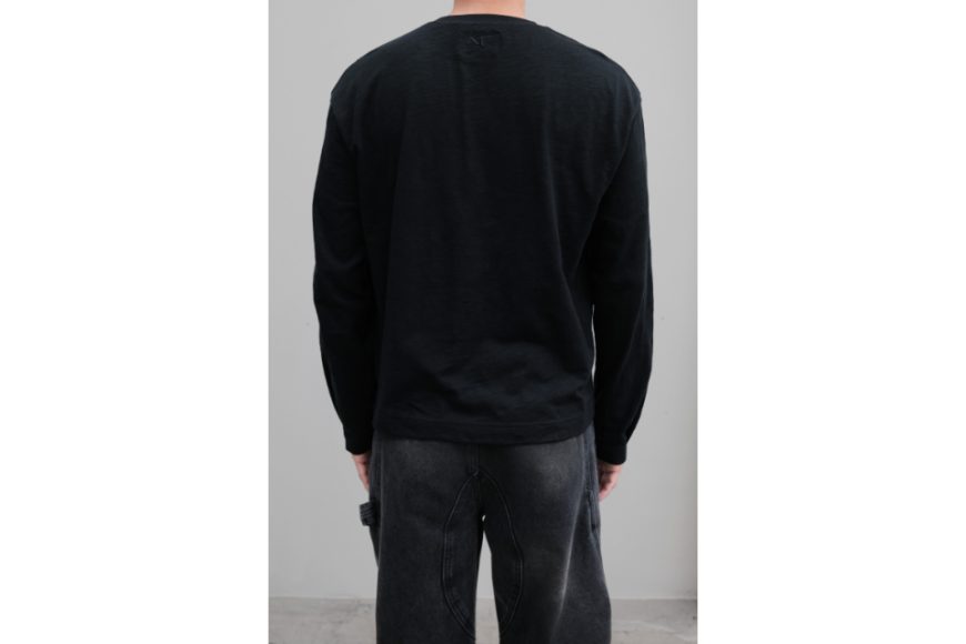 Pleated Long Sleeve Tee (2)