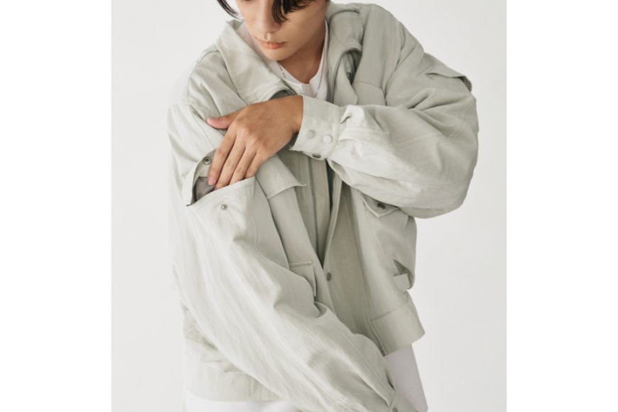 Zip-up Pocket Short Jacket (5)