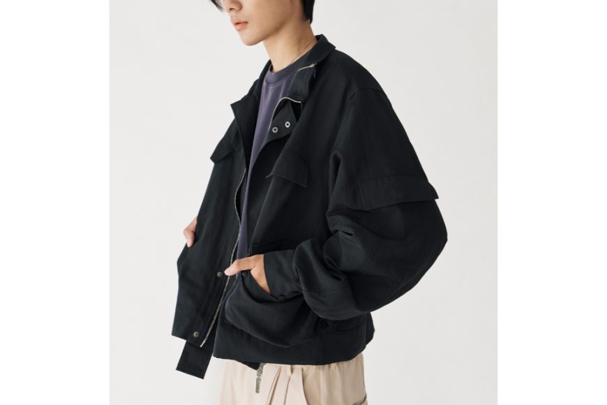 Zip-up Pocket Short Jacket (7)