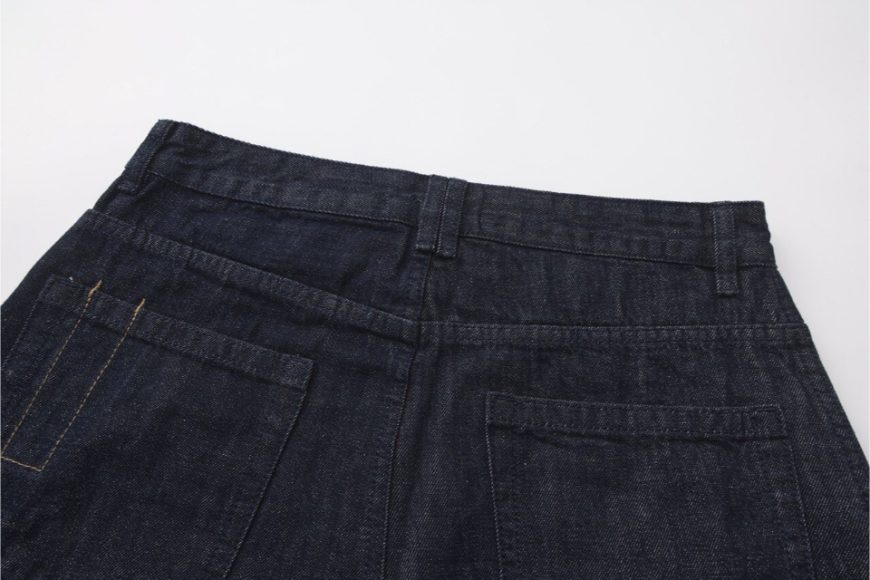 赤耳原牛立體剪裁彎刀牛仔褲 (7)