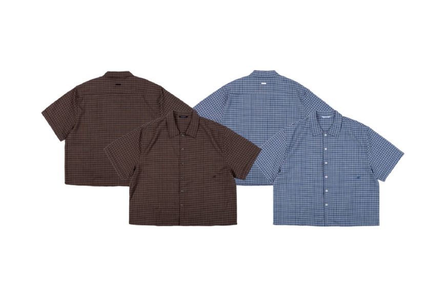 NR Logo boxy check short sleeve shirt (0)