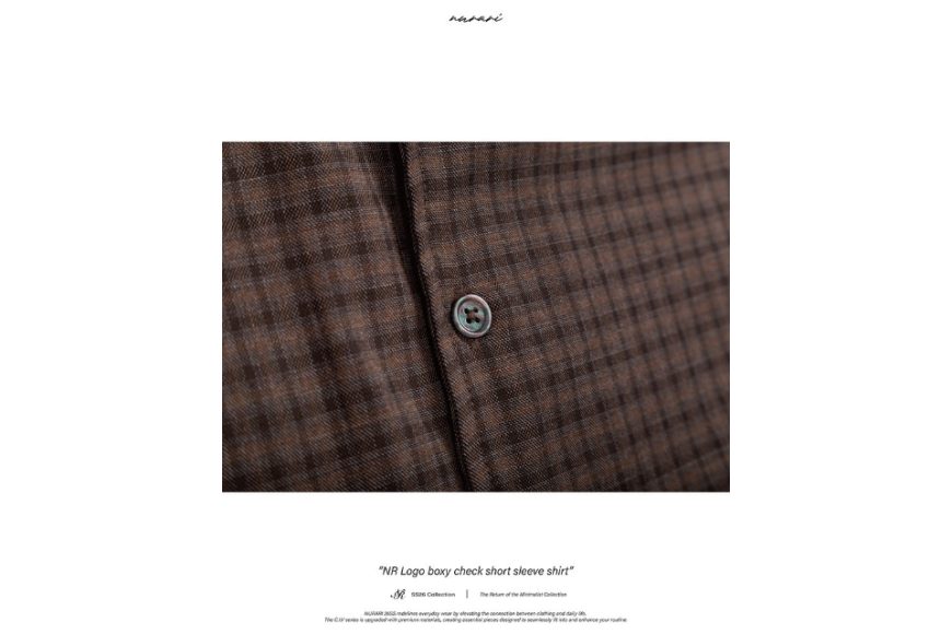 NR Logo boxy check short sleeve shirt (14)