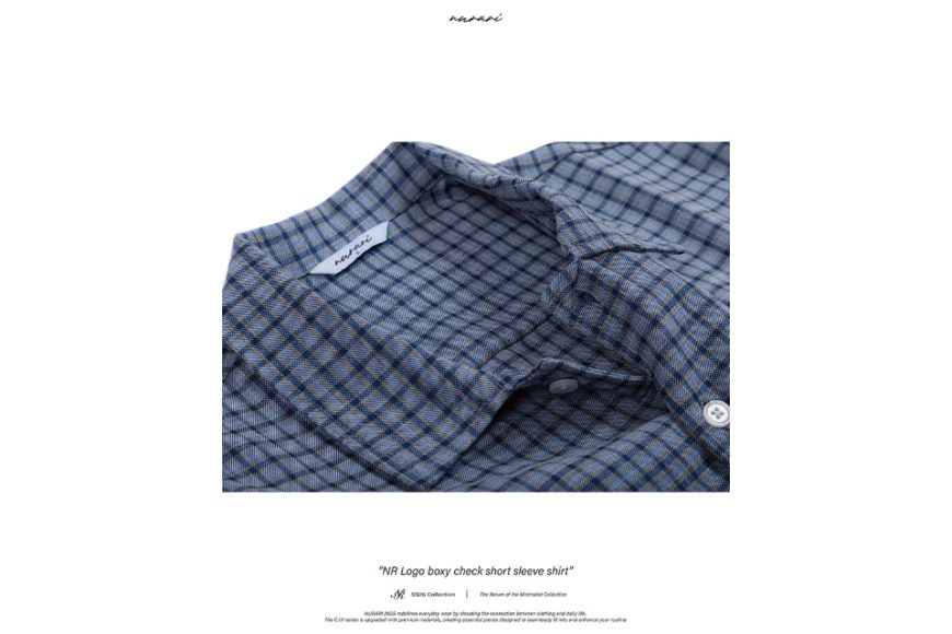 NR Logo boxy check short sleeve shirt (16)
