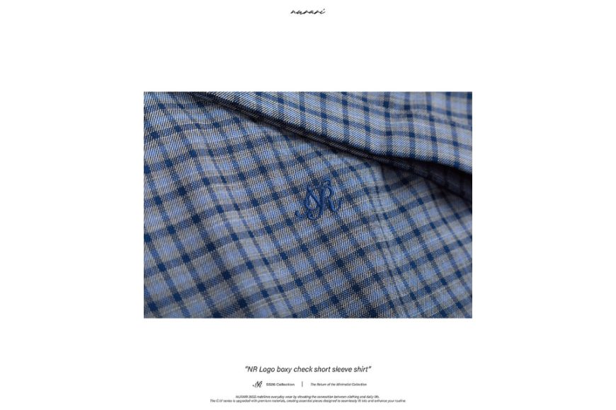 NR Logo boxy check short sleeve shirt (17)