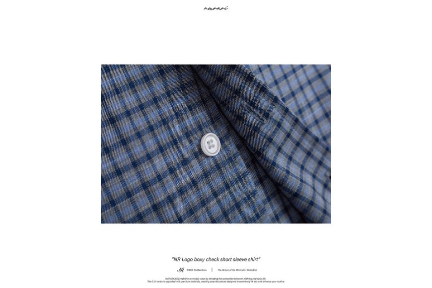 NR Logo boxy check short sleeve shirt (18)