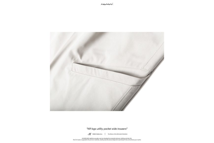 NR logo utility pocket wide trousers (14)