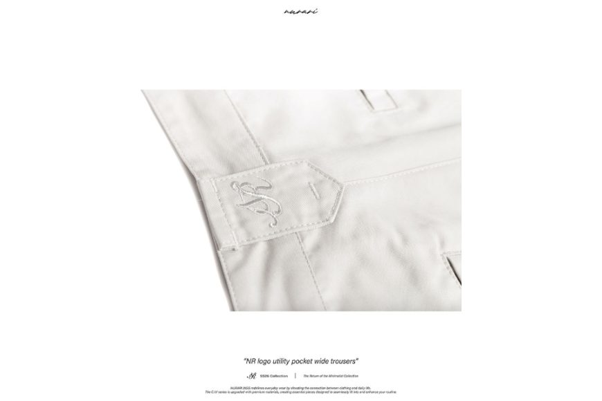 NR logo utility pocket wide trousers (15)