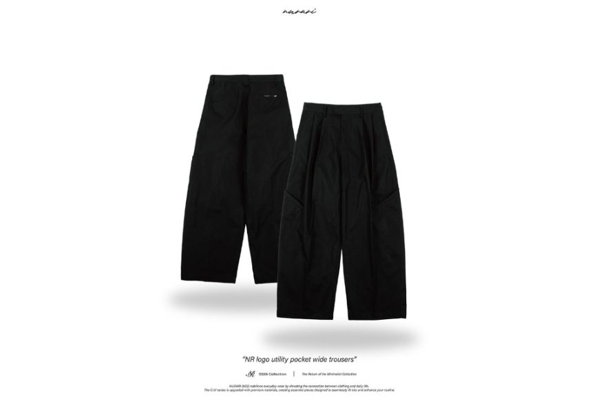 NR logo utility pocket wide trousers (5)