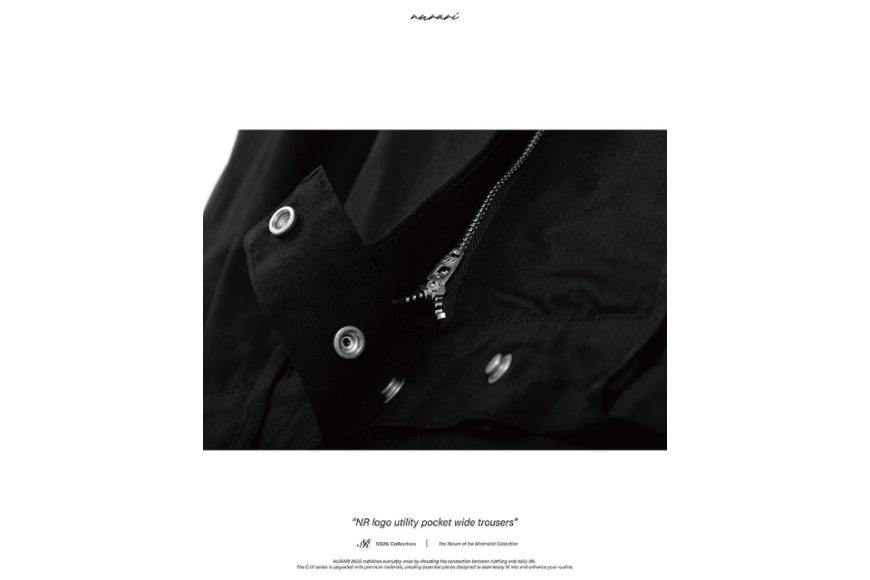 NR logo utility pocket wide trousers (6)