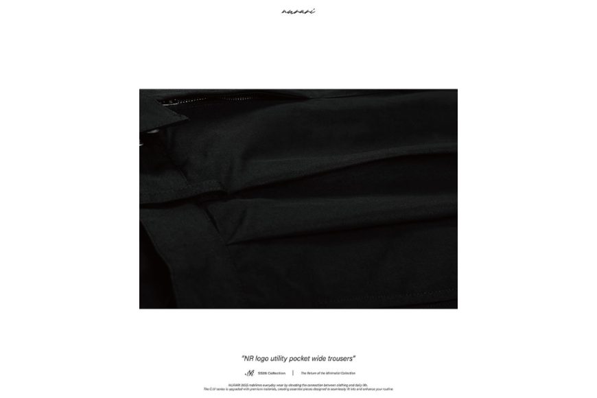 NR logo utility pocket wide trousers (7)