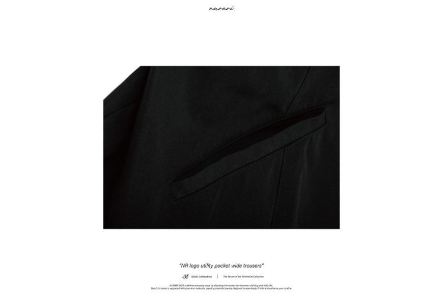 NR logo utility pocket wide trousers (8)