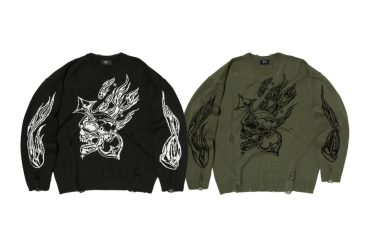 TC Chrome Skull Knit Sweater (1)