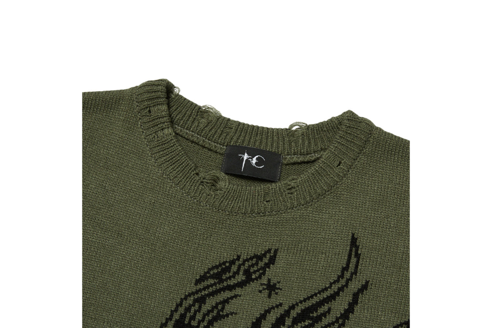 TC Chrome Skull Knit Sweater (4)