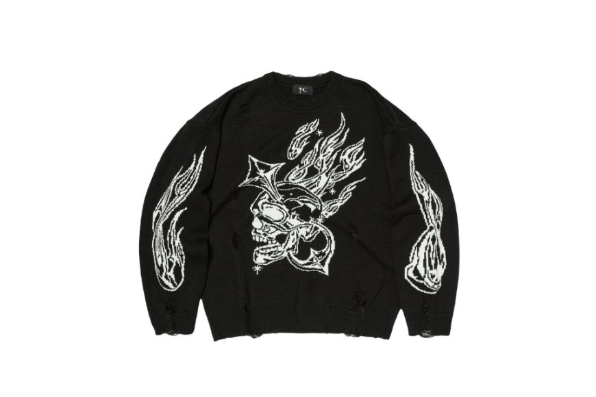 TC Chrome Skull Knit Sweater (8)