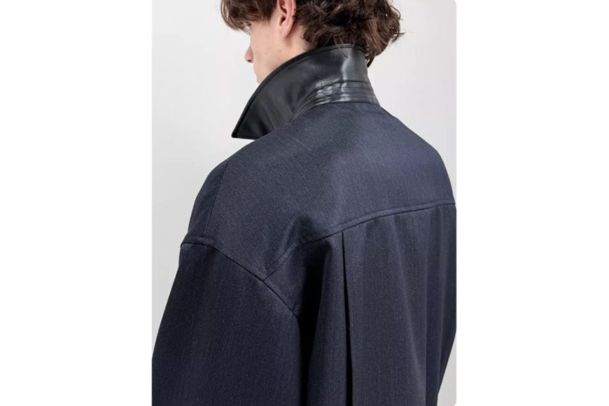 絲光防潑水羊毛磁力扣極簡夾克 (05)