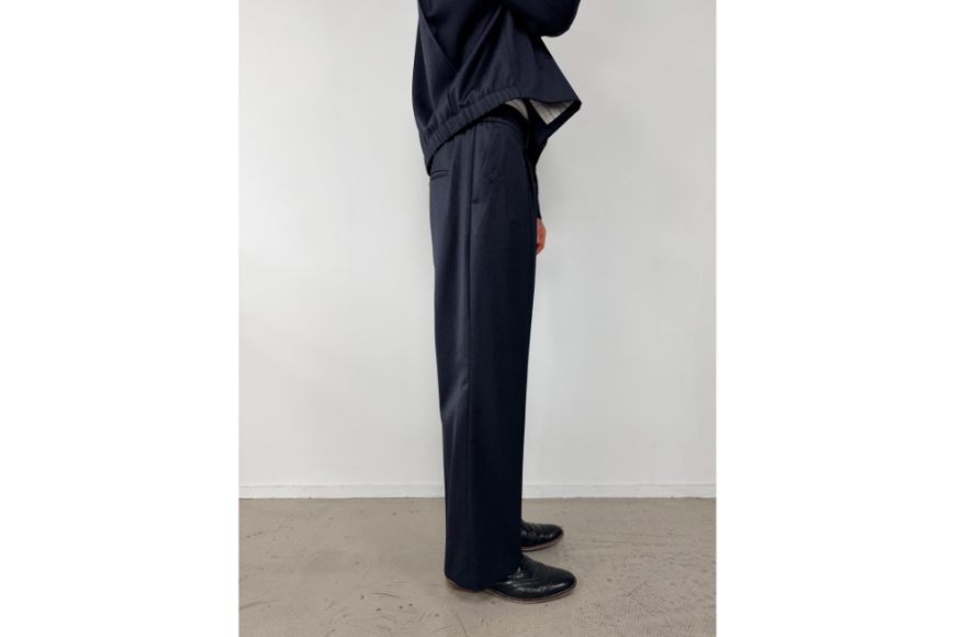 絲光防潑水羊毛磁力扣極簡直筒西褲 (3)