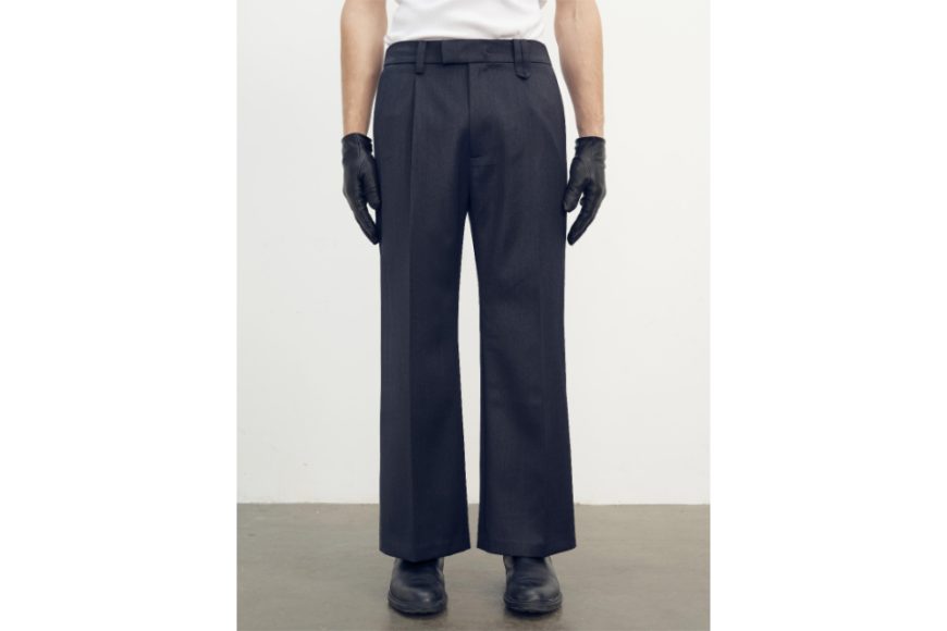 絲光防潑水羊毛磁力扣極簡直筒西褲 (4)