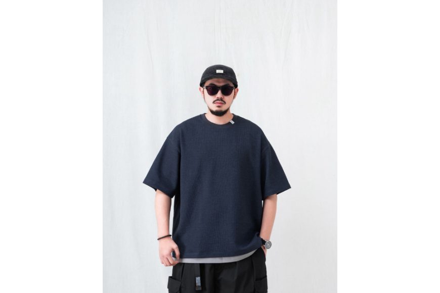Textured Waffle Knit T-Shirt (2)