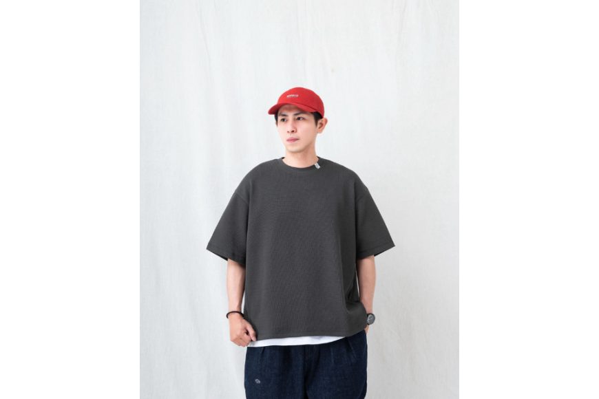 Textured Waffle Knit T-Shirt (5)