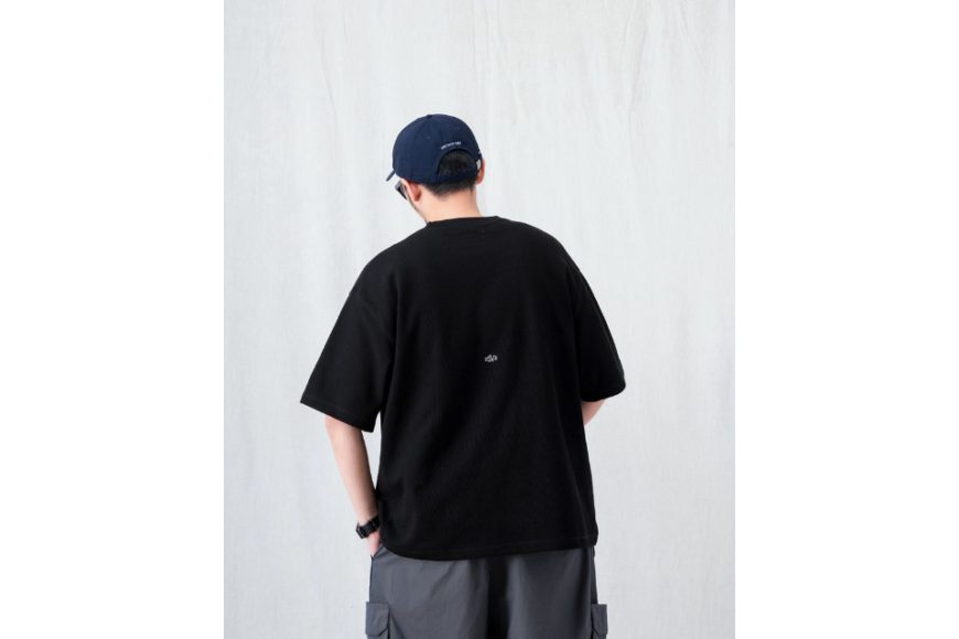 Textured Waffle Knit T-Shirt (9)