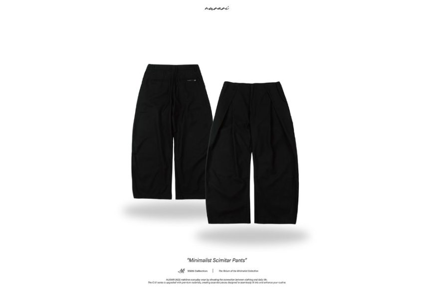 Minimalist scimitar pants (1)