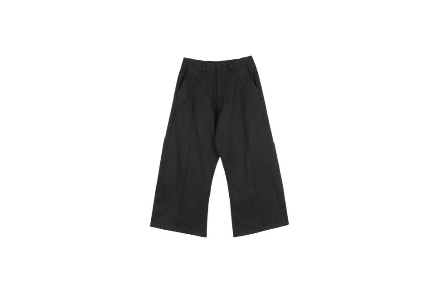 Side Zip Hem Wide Pants (11)