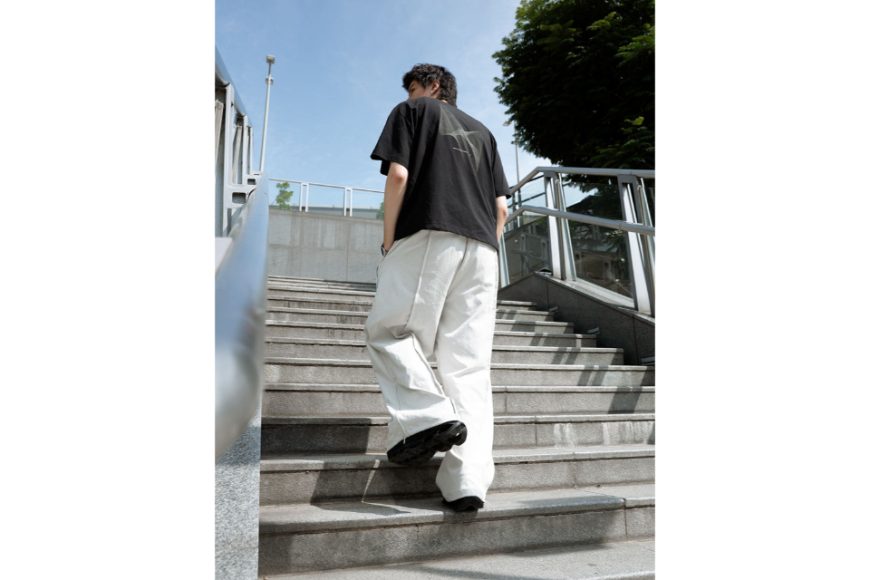 Side Zip Hem Wide Pants (2)