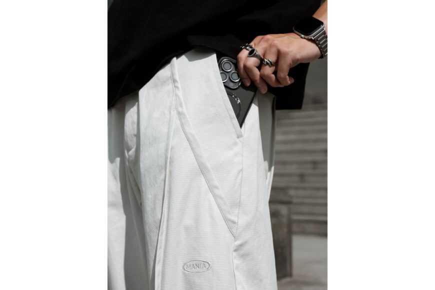 Side Zip Hem Wide Pants (4)