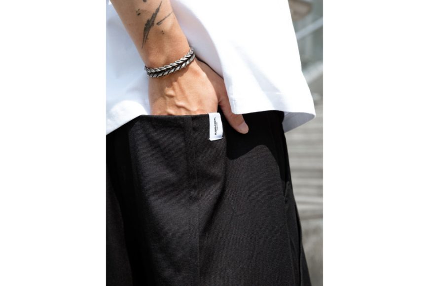 Side Zip Hem Wide Pants (7)