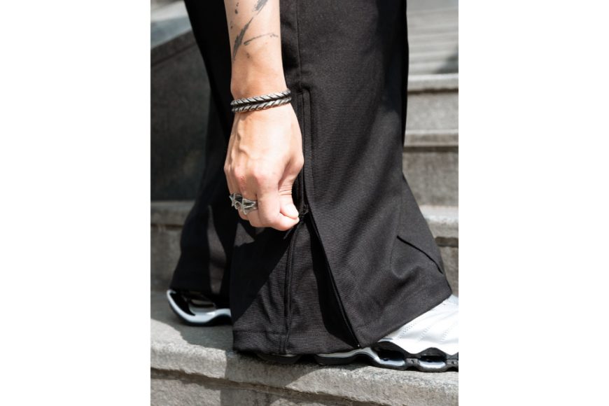 Side Zip Hem Wide Pants (8)