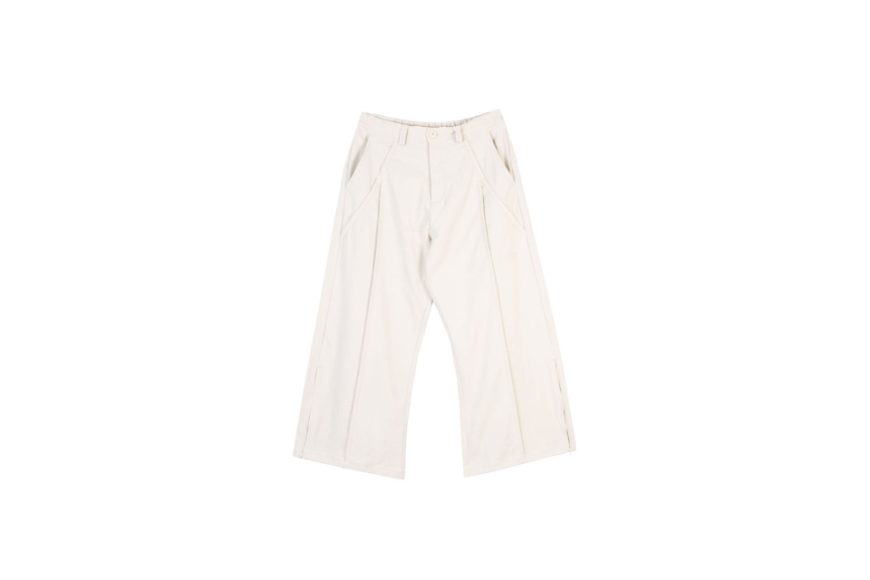 Side Zip Hem Wide Pants (9)