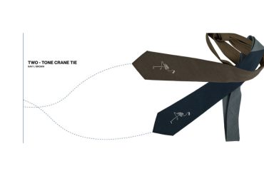Two-Tone Crane Tie (1)