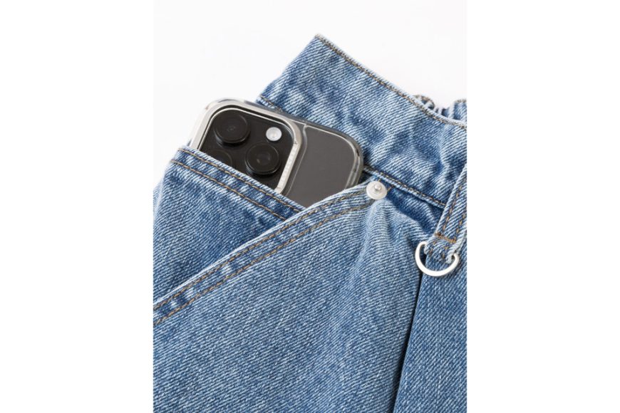 Washed Denim Pleated Jorts (12)