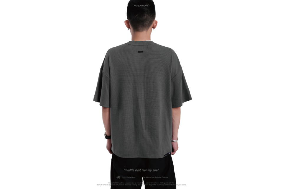 26+ Civ. Waffle knit Henley tee (10)