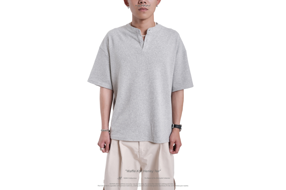 26+ Civ. Waffle knit Henley tee (12)